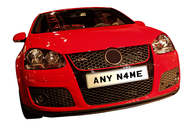 Personalised Reg Plate