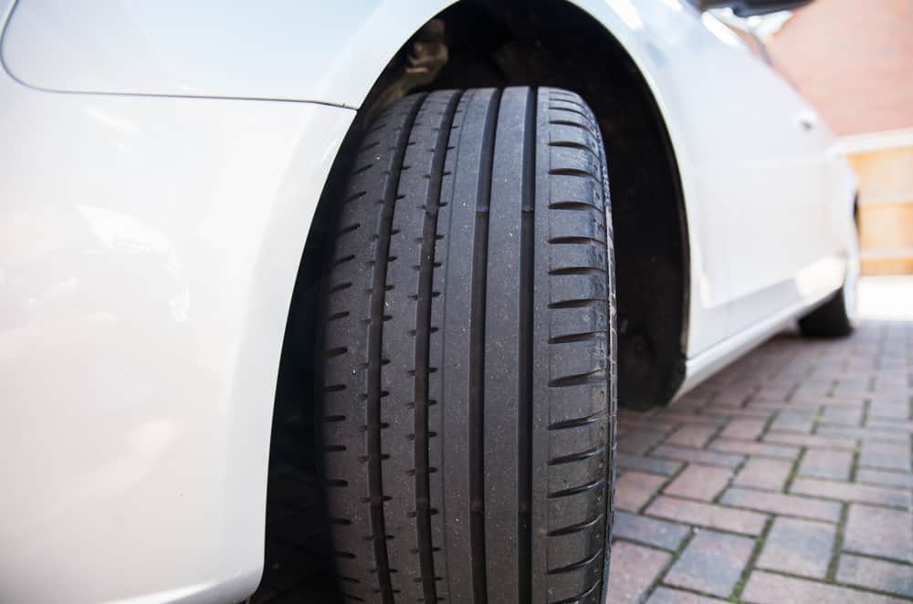 tyre on a vehicle