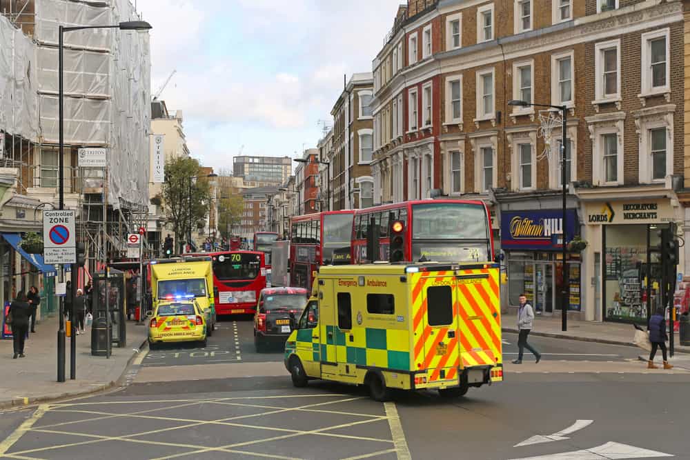 emergency services getting through traffic