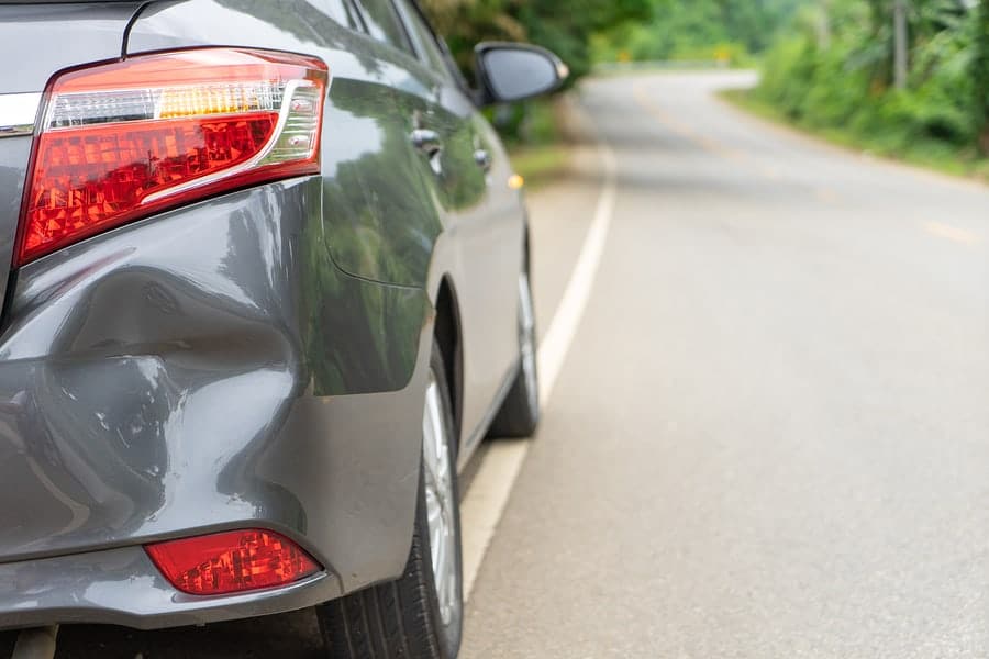 car with dents