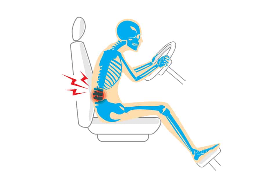 pain from seating position