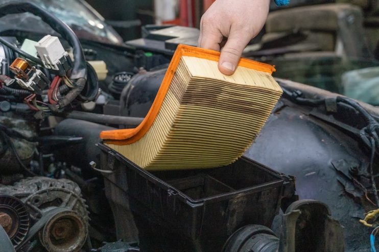 air filter in a car