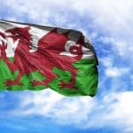 National Flag Of Wales On A Flagpole