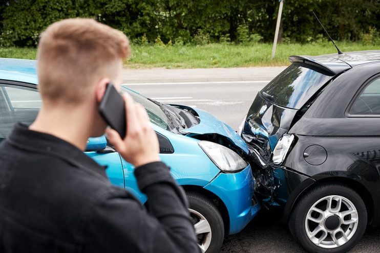 motorist involved in a car accident