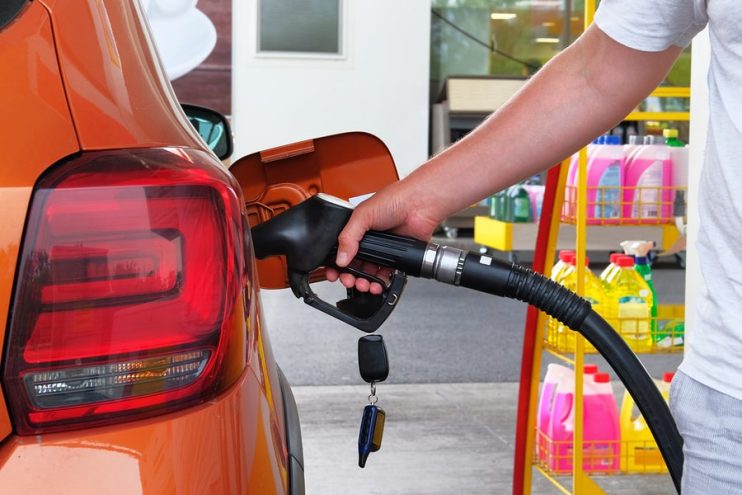 refueling a car after poor economy
