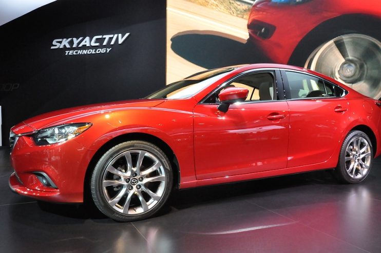 Mazda 6 in red