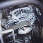 Timing Belt Of Car Alternator In Benzine Engine, Component Of T