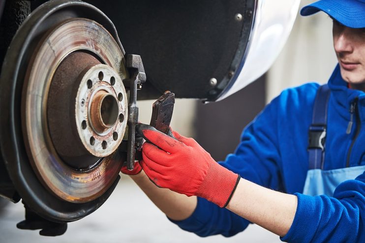 fitting brake pads