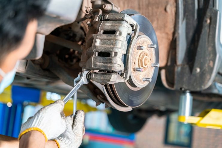 removing a brake calliper