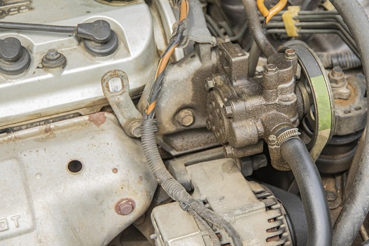 power steering pump on a car