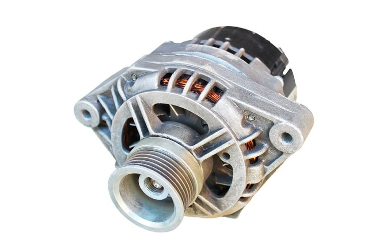 car alternator and pulley