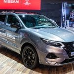 Nissan Qashqai Car Model Shown At The Autosalon 2020 Motor Show.