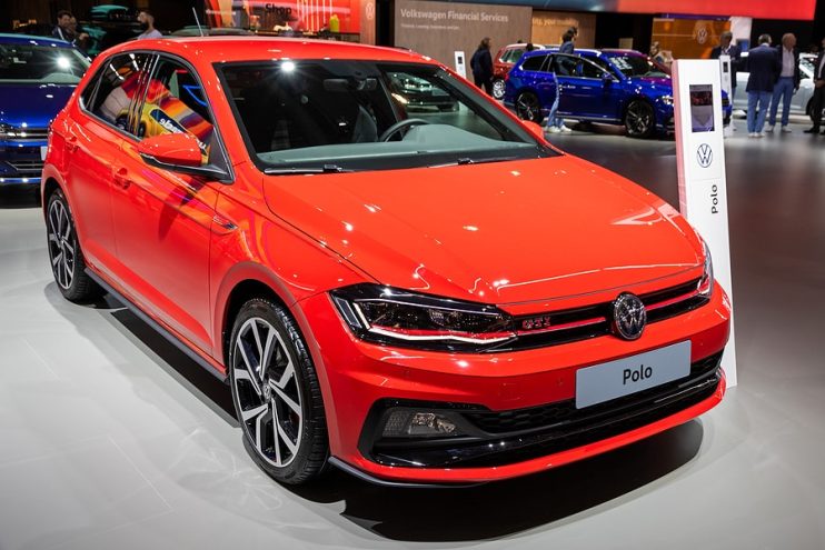 Volkswagen Polo GTi in red