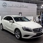 VALENCIA, SPAIN – DECEMBER 7 – A 2012 Mercedes Benz A Class Fami