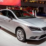 Seat Leon Car Showcased At The Brussels Expo Autosalon Motor Sho