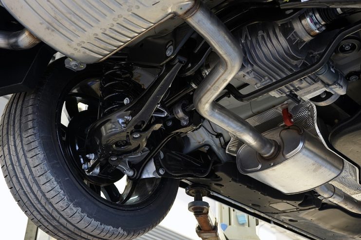 car exhaust rear silencer