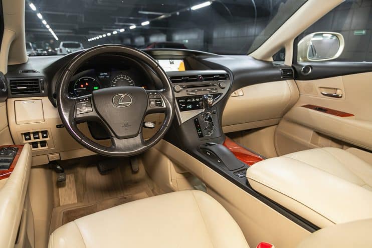 Lexus RX steering wheel