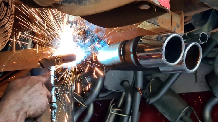 Welding exahust