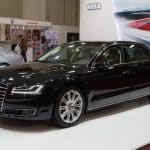 Audi A8 side view