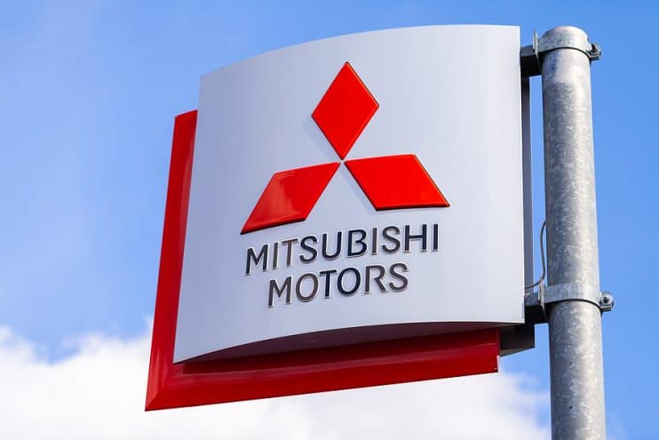 Mitsubishi Motors sign