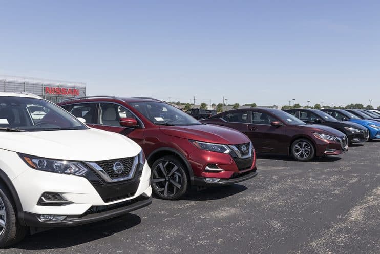 Nissan car lot