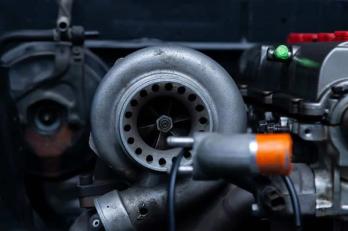 turbo on a car