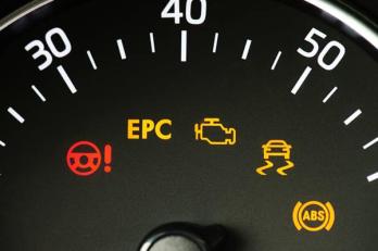 limp mode with car warning lights on