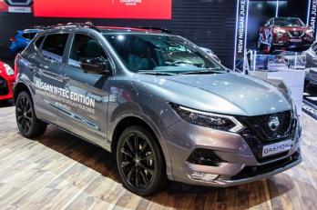 Nissan Qashqai on display