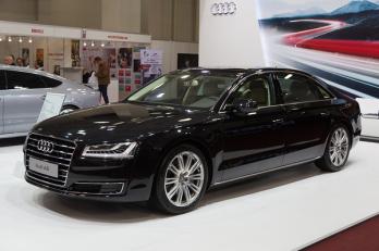 Audi A8 side view