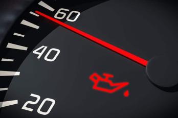 Oil warning light